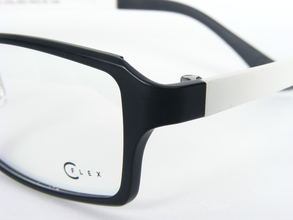 Flex Mod 0025 003 Matte Black/White Eyeglasses Frames 55-18-140mm Germany-
sh... Item image 5