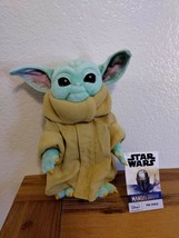 Star Wars Mandalorian 11” Plush Baby Yoda The Child Grogu Stuffed Disney Store - $17.82