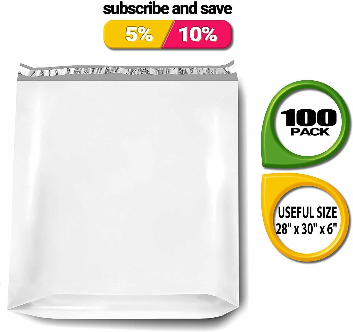 ABC Poly Bubble Mailer 7 x 11 Inches, Pack of 25 White Padded Shipping  Envelopes, Opaque Waterproof Bubble Mailers Padded, Tear-Proof Padded  Mailing Envelopes, Sturdy Padded Envelopes 