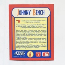 Johnny Bench 1990 Score #3 MVPs Magic Motion 3D Hologram MLB Baseball Card - £0.78 GBP