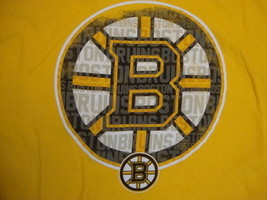 Nhl Boston Bruins New Nwt Yellow T Shirt M - £9.54 GBP