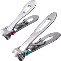 2 Pieces Oversized Thick Nail Clippers for Thick Toenails or Tough Finge... - £10.06 GBP