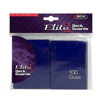 BCW Deck Protectors Standard Elite2 (100) - Glossy Blue - $28.26