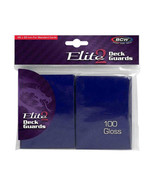 BCW Deck Protectors Standard Elite2 (100) - Glossy Blue - £22.51 GBP