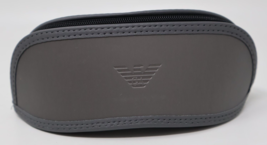 Emporio Armani Sunglasses Eyeglasses CASE ONLY w/ Zipper Soft Sided Grey... - $186.89 MXN