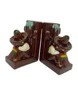 1950&#39;S TILSO 6&quot; Bookends Mexican SIESTA Time Sombrero Guitar Cactus Vintage - $63.11