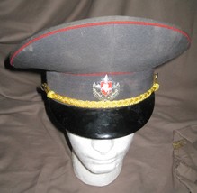 Vintage 90s BELARUS Belorussian Traffic POLICE Dress High Ranking Visor ... - $70.00