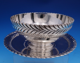 Tiffany and Co Sterling Silver Dip Dish and Plate Set 2pc #8175-5907 (#3... - €1.038,98 EUR