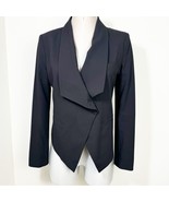 BCBGMaxArzia Tomas Asymmetrical Waterfall Blazer Medium Black - $43.42
