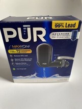 PUR MAXION Horizontal Faucet Water Filtration System Black Finish - $19.79