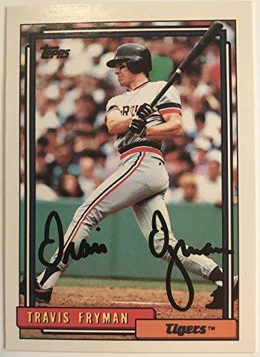 Travis Fryman Signed Autographed 1992 Topps Baseball Card - Detroit Tigers - $15.00