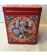 Vintage D. Lazzaroni Saronno Biscotti Tin Collectible Made in Milan - $159.27 MXN