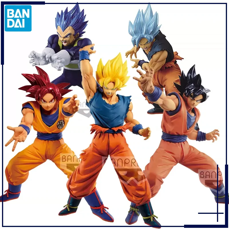 Original Genuine Banpresto Dragon Ball Super Maximatic Son Goku Vegeta Bandai - £34.81 GBP+