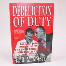 SIGNED Dereliction Of Duty By H.R. McMaster Trade Paperback Book Vintage Copy - £26.07 GBP