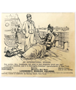 1886 Lundborg&#39;s Perfume &amp; Cologne Advertisement Victorian Beauty Cruise ... - €17,16 EUR