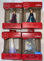 Queen Anna &amp; Elsa Lot of 4 Disney Frozen II Hallmark Christmas Ornaments... - £47.93 GBP