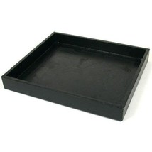 Display Tray Black Faux Leather Large Jewelry Organizer - £7.72 GBP