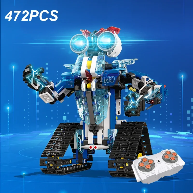 472PCS City Track RC Robot Building Blocks Diy Remote Control Robot Model - £52.03 GBP