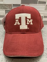 Texas A &amp; M Aggies Adjustable Strapback Hat Cat Embroidered Logo - NWT Big Ten - £11.49 GBP