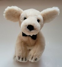 Victoria's Secret Spike Dog Plush Limited Edition 2002 Black Bow Tie Stuffed - $11.64