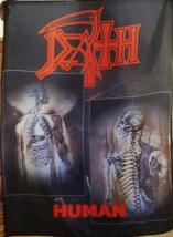 DEATH Human 2 FLAG CLOTH POSTER BANNER CD DEATH METAL - £15.73 GBP