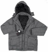 NEW $895 Tumi Down Puffer Jacket &amp; Vest Combo!  Gray  Wool &amp; Cashmere  Hood - £279.71 GBP