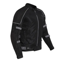 MOTORCYCLE JACKET FOR ROYAL ENFIELD STREETWIND V3 RIDING JACKET - BLACK - £183.27 GBP