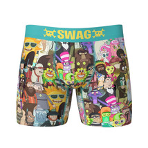 Rick and Morty Cast Collage SWAG Boxer Briefs Multi-Color - £17.24 GBP