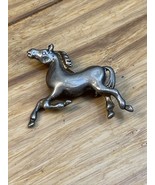 Beautiful Silver Tone Horse Brooch Pin Pinback  Estate Jewelry Find KG - €8,46 EUR