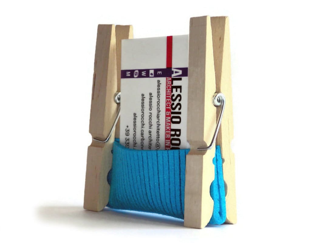 Laser-Cut Felt Pen and Business Card Holder, Unique Italian Design Desk ... - $3.00