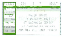 David Bowie Konzert Ticket Stumpf März 29 2004 Philadelphia - £25.65 GBP