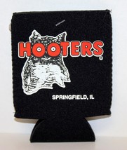 Black Hooters Beer Koozie Can Cooler Coozie - Springfield , IL - New wit... - £7.10 GBP