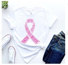 Breast Cancer Shirt, Pink Ribbon Shirt, Breast Cancer Awareness Shirt - £12.06 GBP+