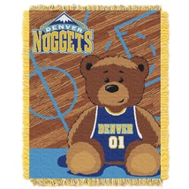 Denver Nuggets OFFICIAL NBA &quot;Half-Court&quot; Baby 36&quot;x 46&quot; Triple Woven Throw - £27.96 GBP