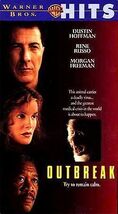 Outbreak (VHS, 1999 Warner Bros Hits) Dustin Hoffman, Rene Russo, Morgan... - $3.20