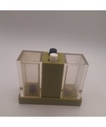 Vtg Green SALT &amp; PEPPER SHAKER BY WHIRLEY Made In USA - €7,03 EUR