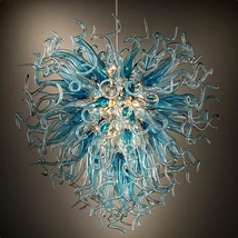 Murano Glass,Hand Blown,Chandelier Ceiling Fixture, Home, Villa,Hotels,5... - $524.99