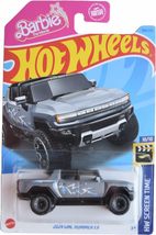 Hot Wheels 2024 GMC Hummer EV, HW Screen Time 10/10 [Gray] Barbie The Movie 184/ - £8.57 GBP