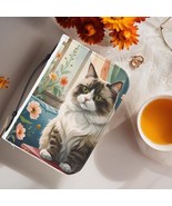 Ragdoll Cat Themed Bible Cover, Floral Design Bible Book Cover, Religiou... - €17,48 EUR