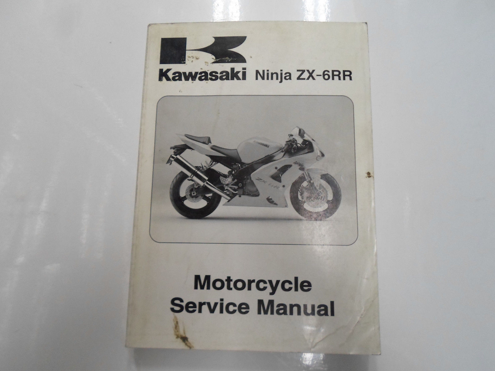 2004 Kawasaki Ninja ZX-6RR Motorcycle Service Repair Manual STAINED WORN OEM 04 - $24.98