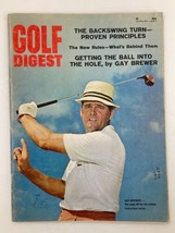 VTG Golf Digest Magazine August 1967 Gay Brewer Unique Instruction No Label - £11.32 GBP