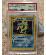 1999 POKEMON Gyarados Holo  6/102  Base Set, PSA  NM-MT 8 - $548.03 CAD