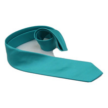 Mens Tie ZENIO By Stacy Adams Slim Narrow Twill Woven Soft Silky Z14 Teal image 5