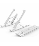 Adjustable Foldable Angle Laptop Stand Holder white for Dell Chromebook ... - £31.79 GBP