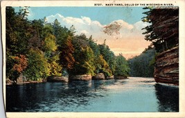 Navy Yard Dells of Wisconsin River Vintage Postcard (C4) - £4.37 GBP