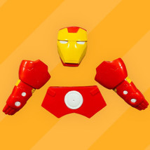 Disney Marvel Halloween Ironman Pumpkin Push Ins Kit Decor Kids enjoyed A Lot! - £9.58 GBP