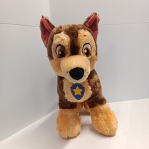 Build A Bear Chase Paw Patrol 14&quot; Stuffed Plush Animal Nickelodeon BAB - £9.39 GBP