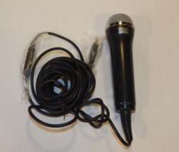 Rock Band Microphone E-UR20 USB Xbox 360 PS3 Wii Black RedOctane - $19.58