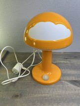 Ikea Skojig Orange Mushroom Cloud Lamp ~ Retro Mod MCM ~Excellent! - £41.15 GBP