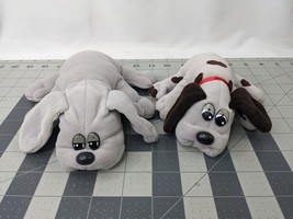 Tonka Pound Puppies Dog Lot Gray 7 9 Inch  Stuffed Animal Toy - $24.95